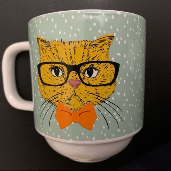 STACKING MUG - 4pc set with stacking rack - Picture 5 of 6